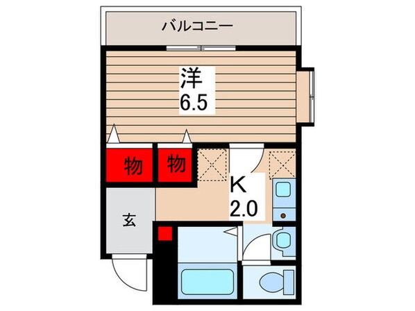 セレストスクエアKの物件間取画像